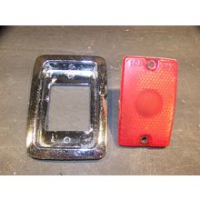 1971 - 80 INTERNATIONAL RED MARKER LIGHT OEM SAE PIA70 IH 704 72 73 74 75 76 +