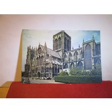 THE YORK MINSTER, unused postcard by J Arthur Dixon Yk. 219 =