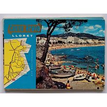 Postcard book Lloret de Mar, Costa Brava, Spain. Unposted