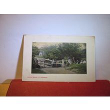 DOLLIS BROOK FINCHLEY, BARNET, LONDON antique postcard by T. Marston 1909 pm =