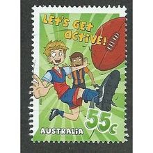 AUS 2009 55c 'LETS GET ACTIVE' FINE USED (EBID34-882)