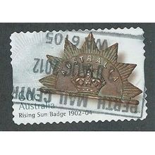 AUS 2012 60c (S/A) 'RISING SUN BADGE 1902- 04' FINE USED (EBID37-786)