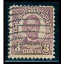Used 635 3c Abraham Lincoln Barely Clears M09933
