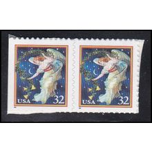 3012 32c Midnight Angel Fine MNH BPS Hor Pair LS V5002
