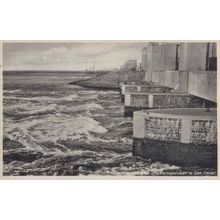 Den Oever Kroon Village Helder River Boat Holland Real Photo Postcard
