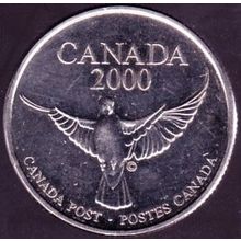 2000 Canada Token Canada Post Millennium
