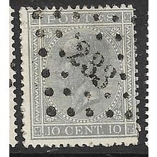 1865/1866 Michel 14 - fine used (o) - punt stempel 233