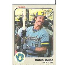 1983 Fleer Robin Yount baseball card #51 – NM -HOF- Brewers