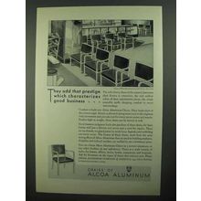 1931 Alcoa Aluminum Ad - They Add That Prestige