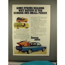 1976 Datsun Li'l Hustler Truck Ad - Strong Reasons!
