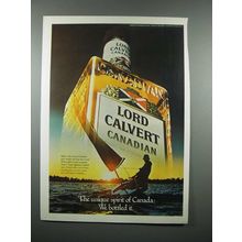 1979 Lord Calvert Canadian Whisky Ad - Spirit of Canada