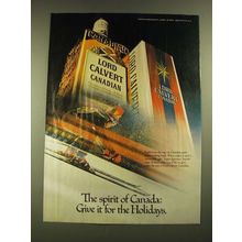 1979 Lord Calvert Canadian Whisky Ad - The Spirit of Canada