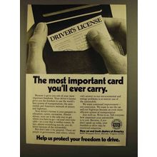 1979 National Automobile Dealers Association Ad - Card