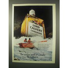 1979 Lord Calvert Canadian Whisky Ad - Unique Spirit