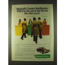 1979 National Car Rental Ad - Counter Intelligence