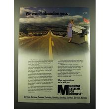 1986 Monroe Systems for Business Ad - We won't abandon you