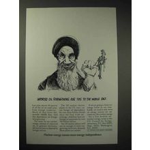 1989 Nuclear Energy Ad - Oil Ties to the Middle East