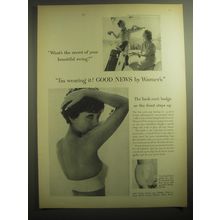 1959 Warner's Good News Bra P1081 and Pantie 555 Advertisement
