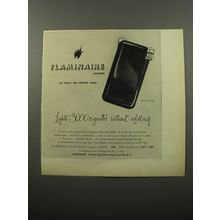 1950 Flaminaire Cigarette Lighter Ad - Lights 3000 cigarettes without refilling