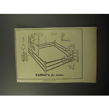 1951 Collier's Magazine Ad - cartoon by Virgil Partch - Boxing Ring