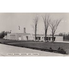 Public School Sutton Ontario Postcard