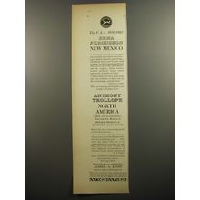 1952 Alfred A. Knopf Books Ad - New Mexico by Erna Fergusson