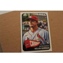 2023 topps baseball carrdinals nolan gorman rc card#116