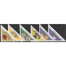 1951 6 different values - MNH (**) - FLOWERS - Private Issues
