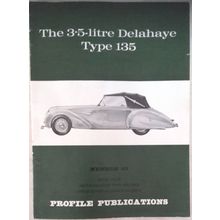 Profile Publications No. 53. DELAHAYE Type 135. 12 pages.