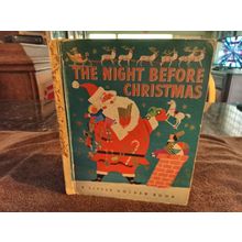 Little Golden Book The Night Before Christmas By Clement C. Moore A Edition 1949