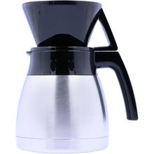 Melitta Pour-Over Coffee Brewer & Stainless Steel Carafe Set with Coffee Filters