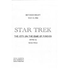 STAR TREK: CITY ON THE EDGE OF FOREVER Harlan Ellison 1966 repro TV show script