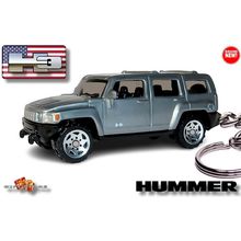 HTF KEYCHAIN SILVER HUMMER H3 TINTED WINDOWS CUSTOM Ltd Ed.
