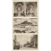 ST. MICHAELS MOUNT & MARAZION early 20th C. Frith Photo Letter Card