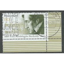 GER 1997 110pf 'FELIX MENDELSSOHN' (CORNER MARGIN) FINE USED (EBID49-453)