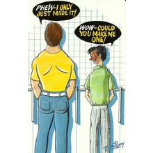 BAMFORTH COMIC "Phew" Postcard (2031)