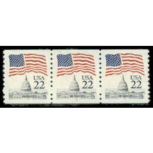 2115 22c U.S. Flag Very Fine MNH PNC 2/3 R0646