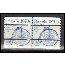 1901a 5.9c Bicycle Fine MNH Dry Gum CNP Left 6 Line Gap PA0379