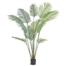 Artificial Palm Tree, 6 FT Tall Faux Plant, Secure PE Material & Anti-Tip Ti...