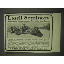 1915 Lasell Seminary Ad - Auburndale, Massachusetts