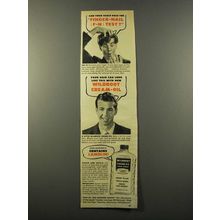 1947 Wildroot Cream Oil Hair Tonic Ad - Finger-Nail