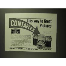 1957 Zeiss Ikon Contaflex Camera Ad - Great Pictures