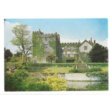 SIZERGH CASTLE, nr. KENDAL, CUMBRIA unused vintage postcard. National trust =