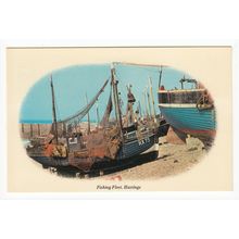 The Fishing Fleet Hastings East Sussex Postcard 429