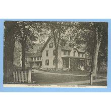 CT Woodbury Stiles House Photo Type View Of Large Ivy Covered Tree Shroude~726