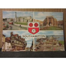 multiview, SOUTHAMPTON. HAMPSHIRE used postcard by J. Salmon. 1979 pm