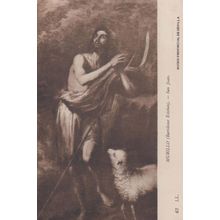 Murillo San Juan Bartolome Esteban Sevilla Museum Italian Old Painting Postcard