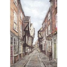 The Shambles York Giant Painting Postcard