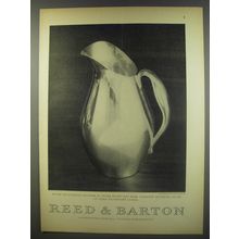 1956 Reed & Barton Water Pitcher Advertisement