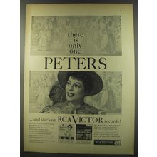 1956 RCA Victor Records Advertisement - Roberta Peters